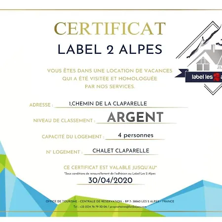 Claparelle - Les 2 Alpes Appartement *